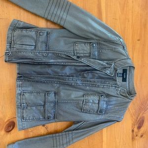 Leather like jacket EUC
